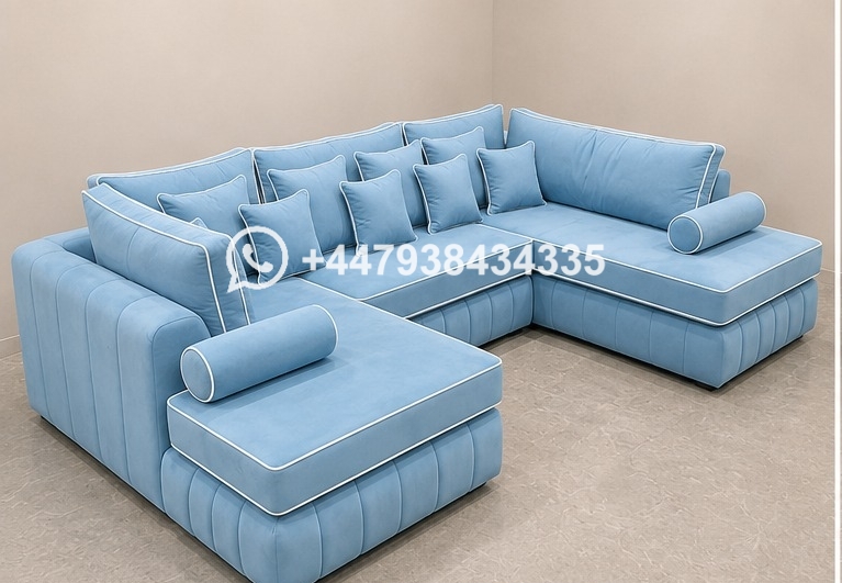 U Shape Sofa Suite โ Modern Comfort for Large Spaces
