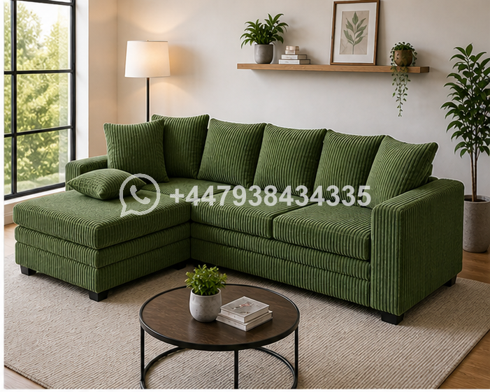 Modern Dylan 4 Seater Corner Sofa – Luxury Living Room Style
