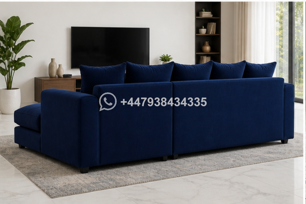 Comfortable Dylan 4 Seater Corner Sofa – Premium Fabric Finish - Image 2
