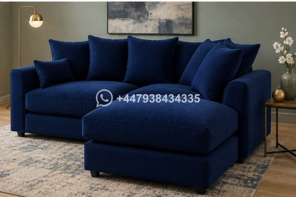 Comfortable Dylan 4 Seater Corner Sofa – Premium Fabric Finish - Image 4