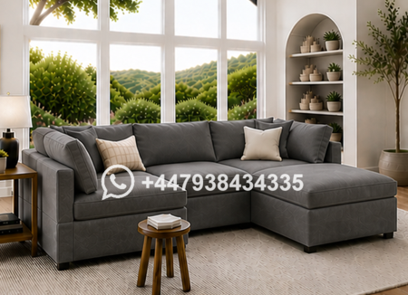 Large U Shape Sofa – Stylish Family Seating