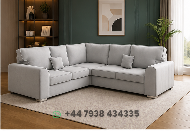 5 Seater Sofa – Dylan Corner Sofa – Luxury Relaxation Experience – Luxury Fabric Dylan Corner Sofa – Durable & Elegant Finish - Image 3