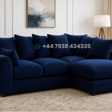 Comfortable Dylan 4 Seater Corner Sofa – Premium Fabric Finish