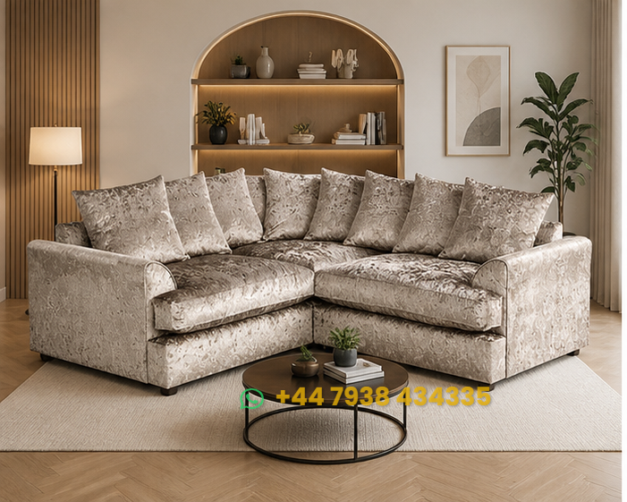 Corner 5 Seater Sofa – Premium Comfort & Style – Dylan Corner Sofa – Modern Comfort & Style