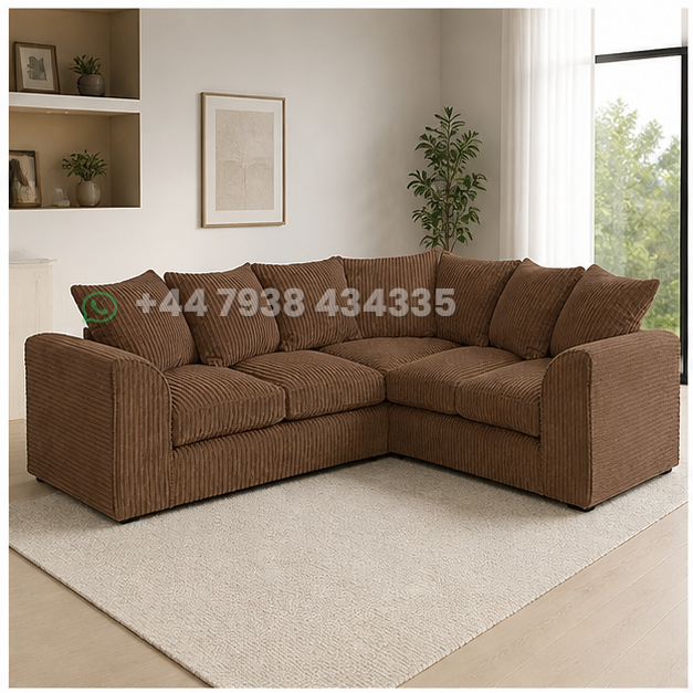 Designer Dylan 5 Seater Corner Sofa – Premium Comfort & Style – Modern Fabric Dylan 5 Seater Corner Sofa – Comfortable Seating