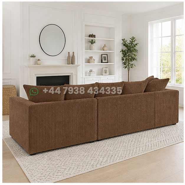 Designer Dylan 5 Seater Corner Sofa – Premium Comfort & Style – Modern Fabric Dylan 5 Seater Corner Sofa – Comfortable Seating - Image 4