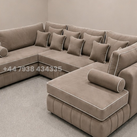 Comfortable U Shape Sofa – Perfect for Family Living Rooms