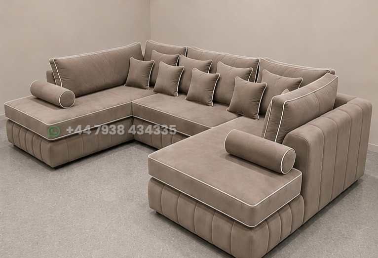 Comfortable U Shape Sofa – Perfect for Family Living Rooms