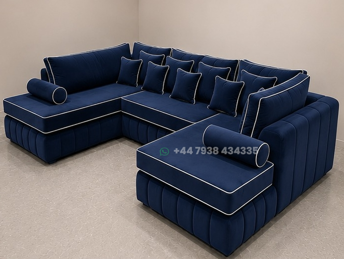 Luxury U Shape Corner Sofa – Designer Seating