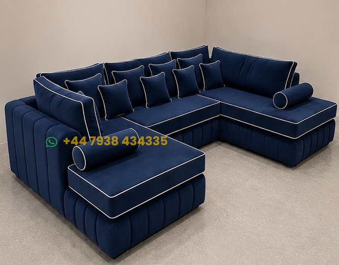 Luxury U Shape Corner Sofa – Designer Seating - Image 3