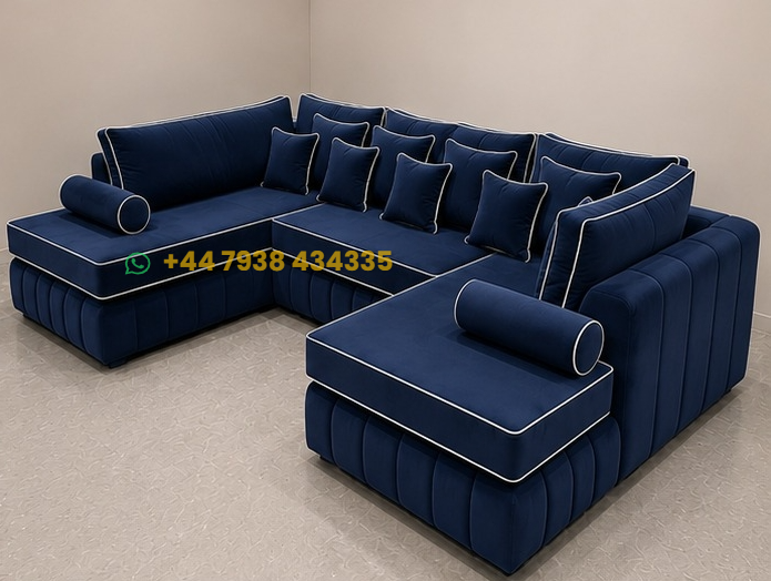Luxury U Shape Corner Sofa – Designer Seating - Image 2