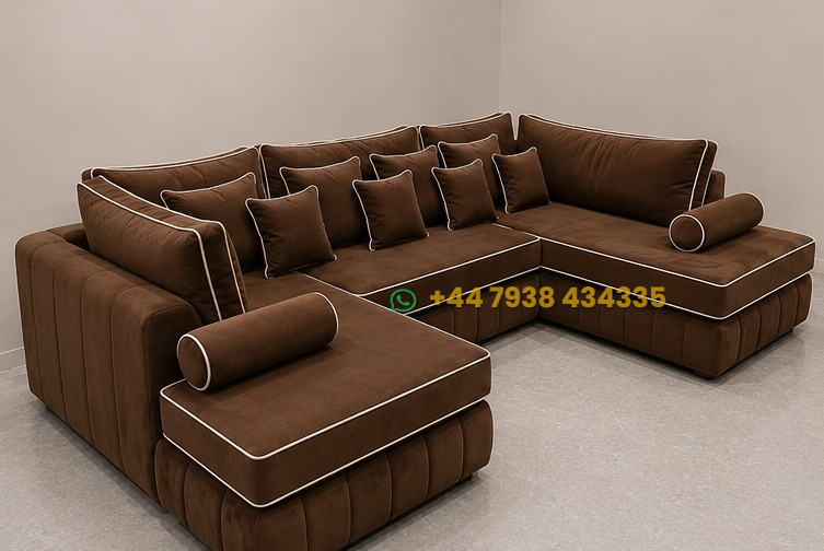 Premium U Shape Living Room Sofa – U Shape Sofa - Image 2