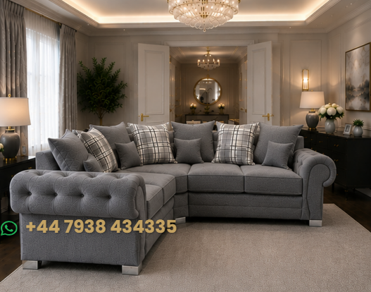 Corner Four Seater Sofa โ Verona L Shape Sofa โ Verona Sofa - Image 3