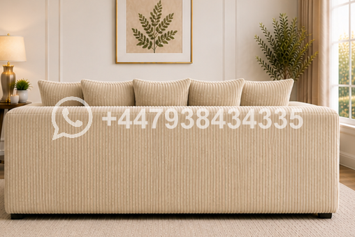 Dylan 3 Seater Sofa – Modern Fabric Sofa - Image 3