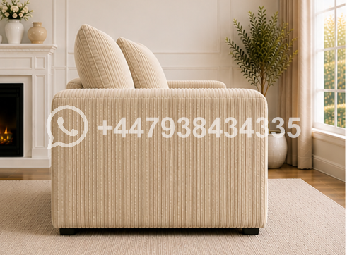 Dylan 3 Seater Sofa – Modern Fabric Sofa - Image 4