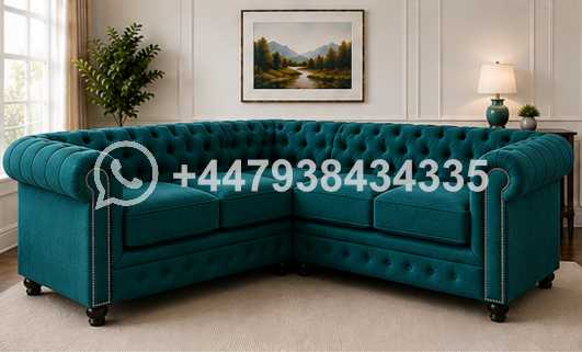 Nicole Luxury 5 Seater Sofa – Nicole Modern Family Sofa – Elegant 5 Seater Corner - Image 3