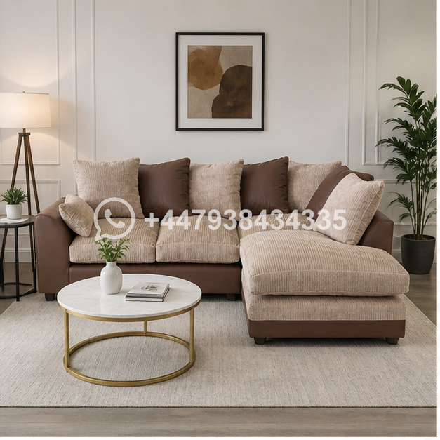 High Quality Dylan 4 Seater Corner Sofa – Modern Interior Style