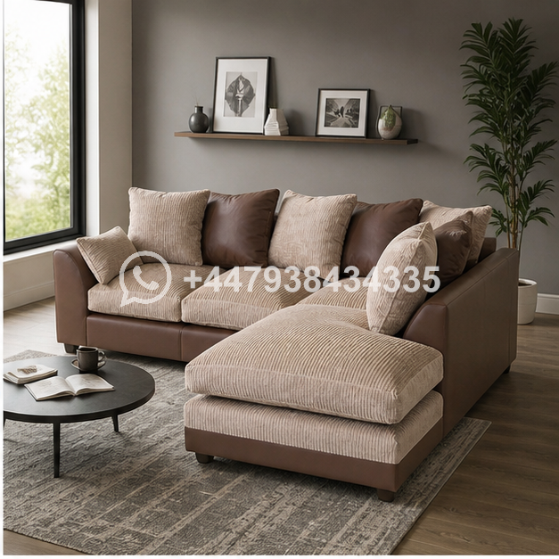 High Quality Dylan 4 Seater Corner Sofa – Modern Interior Style - Image 2