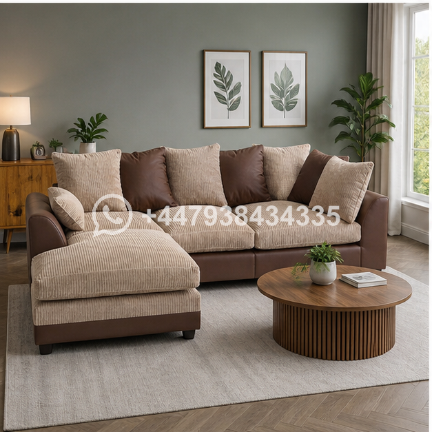 High Quality Dylan 4 Seater Corner Sofa – Modern Interior Style - Image 3