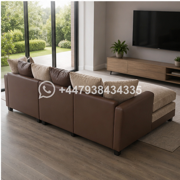 High Quality Dylan 4 Seater Corner Sofa – Modern Interior Style - Image 4
