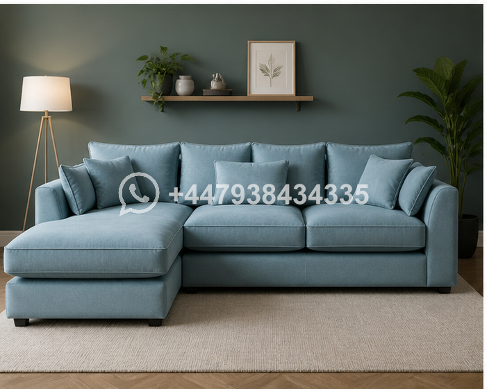 Modern Dylan 4 Seater Corner Sofa – Spacious Family Seating - Image 3