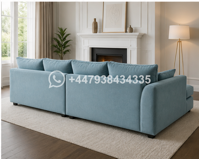 Modern Dylan 4 Seater Corner Sofa – Spacious Family Seating - Image 4