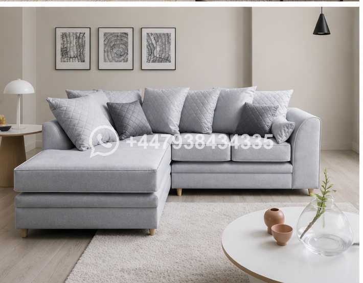 Comfortable Dylan 4 Seater Corner Sofa – Luxury Home Furniture - Image 2