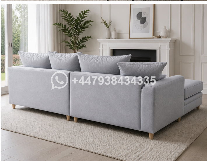 Comfortable Dylan 4 Seater Corner Sofa – Luxury Home Furniture - Image 3