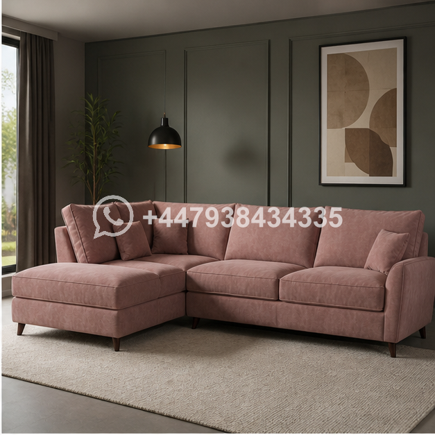 Spacious Dylan 4 Seater Corner Sofa – Luxury Family Seating - Image 2