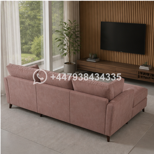Spacious Dylan 4 Seater Corner Sofa – Luxury Family Seating - Image 4