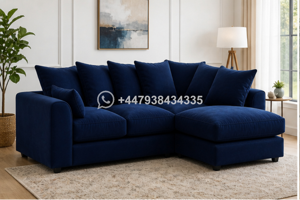 Comfortable Dylan 4 Seater Corner Sofa – Premium Fabric Finish - Image 3